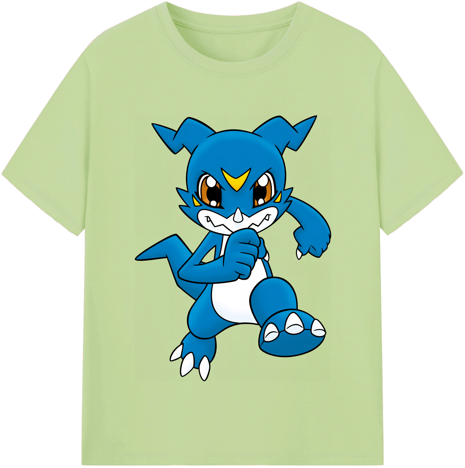 （画像用） Digimon デジタルモンスター/デジモン 綿100％半袖Tシャツ（フロントプリント）